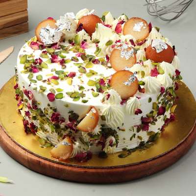 Gulab Jamun Cake