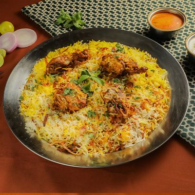 Chicken Hyderabadi Dum Biryani (2 Pcs)