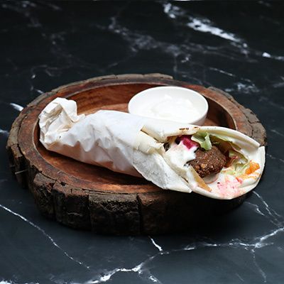Lebanese Veg Falafel Shawarma
