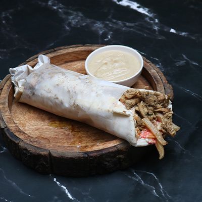 Shawarma With Hummus (Chicken)