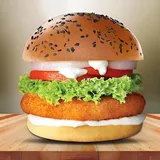 Crispy Chicken Club Burger