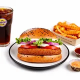 Spicy Chicken Club Burger Meal