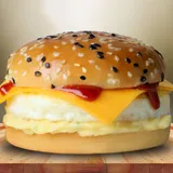 Classic Egg N Cheese Club Burger