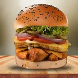 Devil Chicken Club Burger