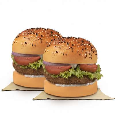 Chicken Club Burger + Crispy Chicken Club Burger