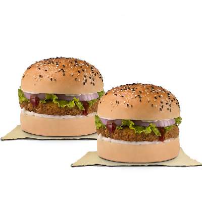 Veg Club Burger + Veg Club Burger