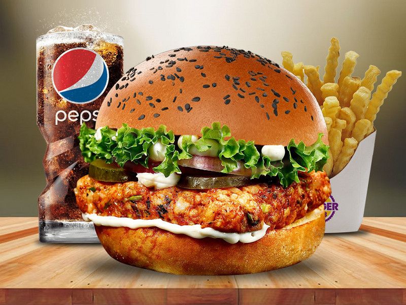 Smashed Grilled Chicken Meal