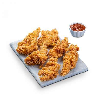 Spicy Chicken Strips + Dip (3 Pcs)