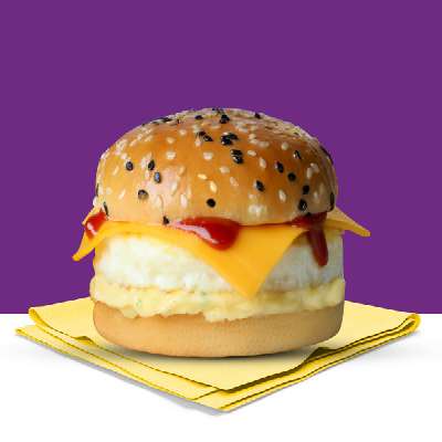 Classic Egg N Cheese Club Burger