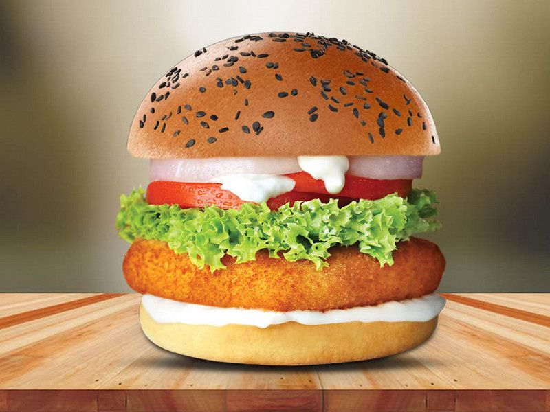 Crispy Chicken Club Burger