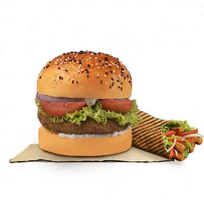 Crispy Chicken Club + Mr Chicken Wrap