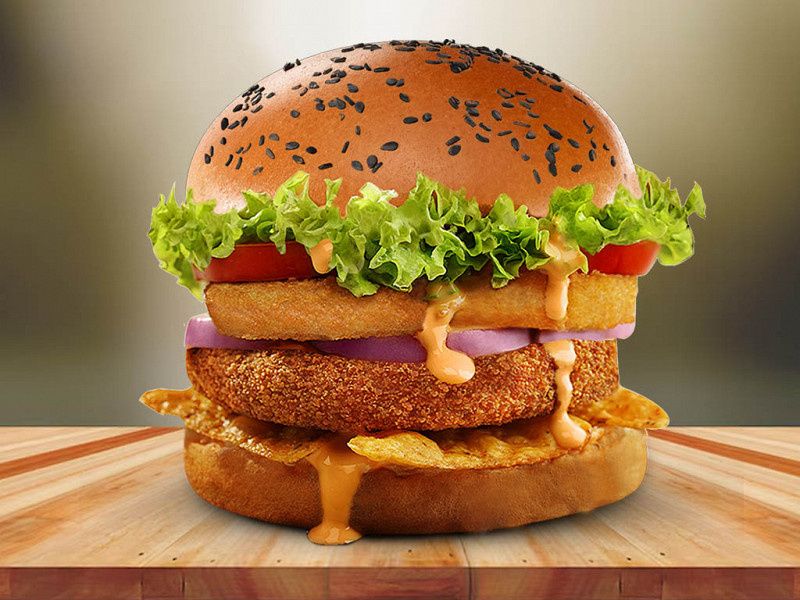 Devil Veg Club Burger