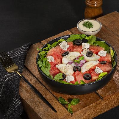 Watermelon And Goat Cheese Salad