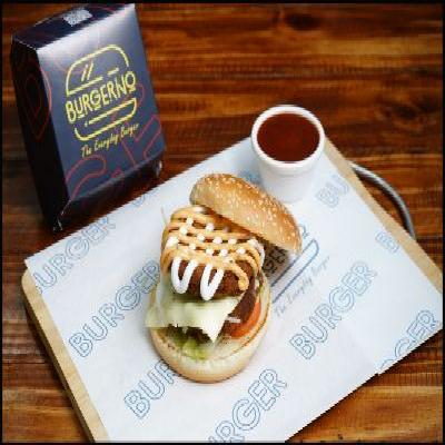 Burgerino Chicken Special Loaded Burger (Double Patty)