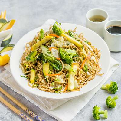 Veg Whole Wheat Noodles With Exotic Assorted Veggies