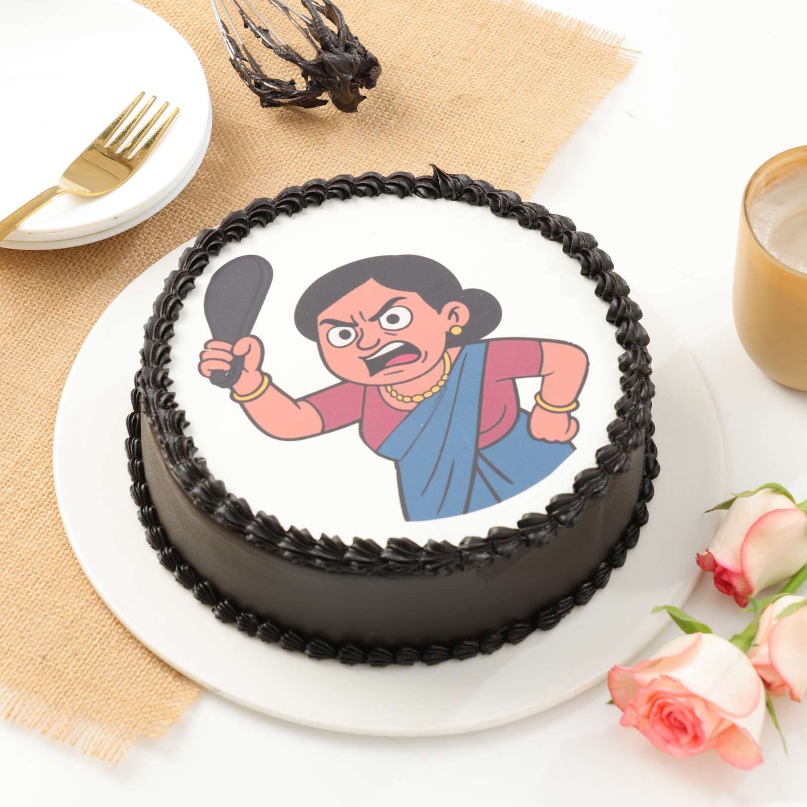 Kadak Mom, Soft Truffle Cake (450 Gm)