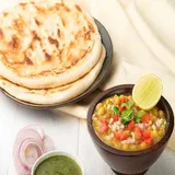 Baked Kulche  with Matar (Serves- 1)