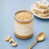 Kaju Katli Cheesecake Jar