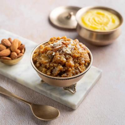 Jaggery Moong Dal Halwa