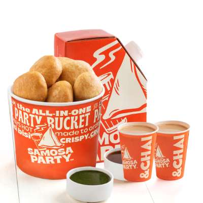 Mini Dal Kachori Bucket and Chai Combo