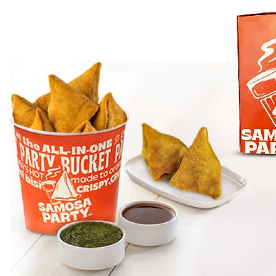 Mini Noodle Korean Gouchujang Samosa Party Bucket (5 Pcs)