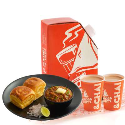 Pav Bhaji and Chai Combo