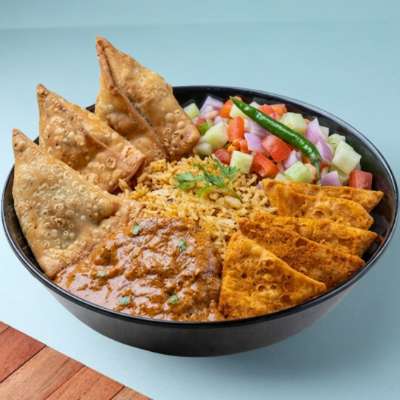 Punjabi Aloo Biryani Burrito Rice Bowl