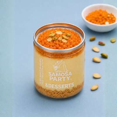 Motichoor Cheesecake Jar