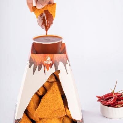 Spicy Burnin' - Volcano Samosa Bucket (10 Pcs)