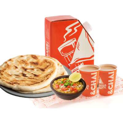 Matar Kulcha and Chai Combo