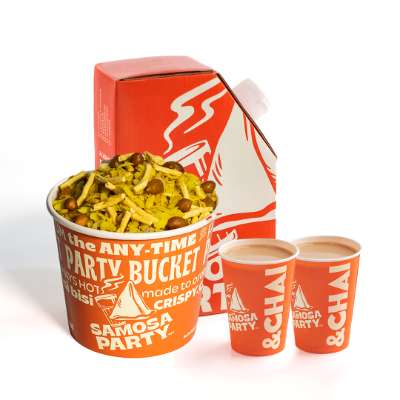 Peri Peri Poha and Chai Combo