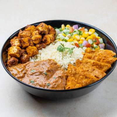 Paneer Tikka Jeera Burrito Rice Bowl