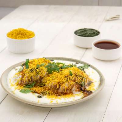 Dahi Aloo Tikki Chaat
