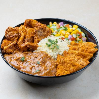 Chicken Tikka Ghee Burrito Rice Bowl