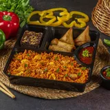 Chicken Schezwan Fried Rice Combo / Thali