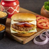 BBQ Chicken With Cheese Burger