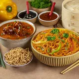 Veg Triple Schezwan Noodles
