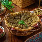 Cheese Garlic Zatar Naan