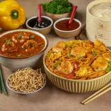Prawns Triple Schezwan Noodles