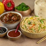 Veg Manchurian Noodles