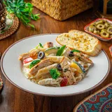 Chicken Penne Pasta In Cheese Sauce