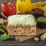 Chicken Cheese Thousand Island Toast Sandwich