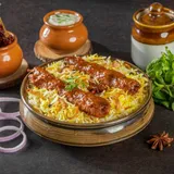 Mutton Seekh Kebab Biryani