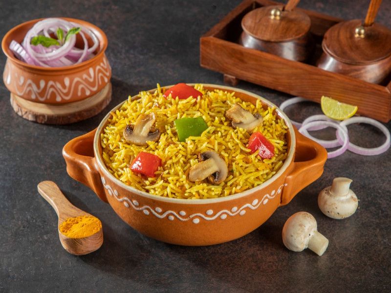Mushroom Pulao