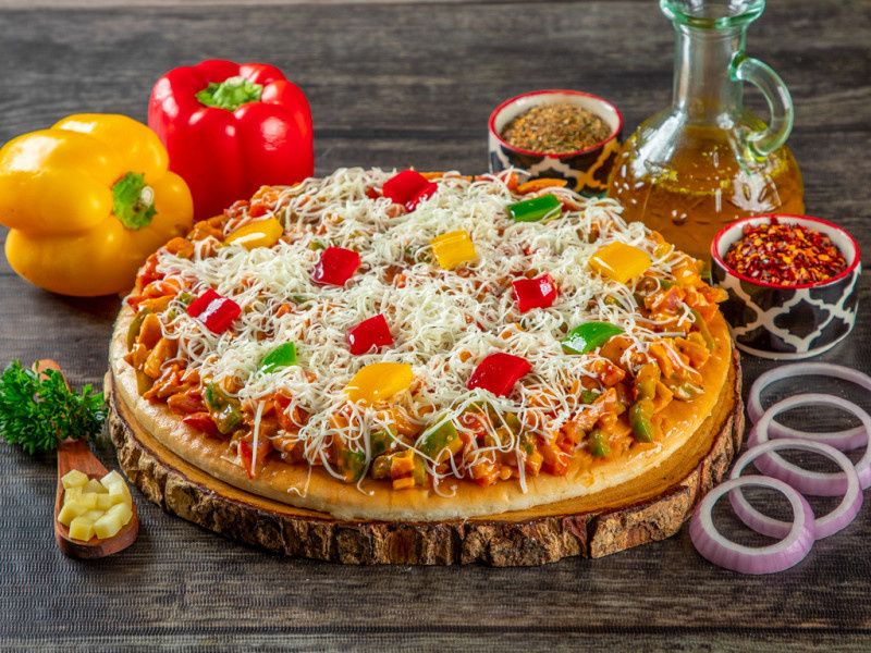 Vegetable Makhani Pizza [7 Inches]