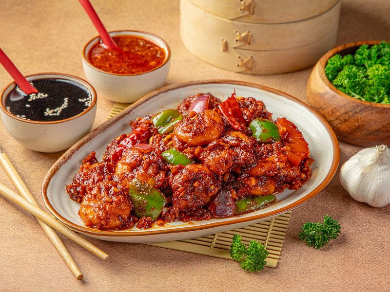 Prawns Hot Garlic (Dry)