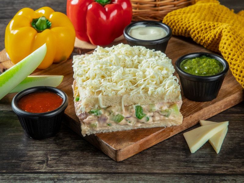 Veg Cheese Mayonnaise Sandwich