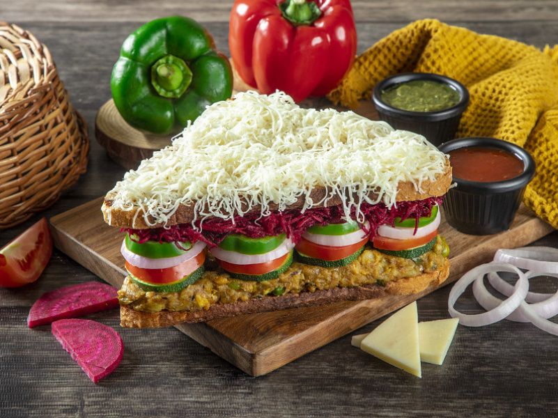 Veg Cheese Grilled Sandwich