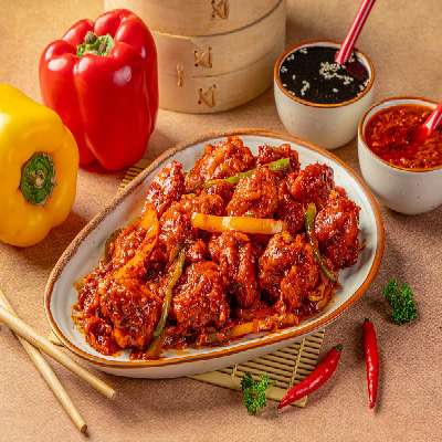 Chicken In Schezwan Sauce