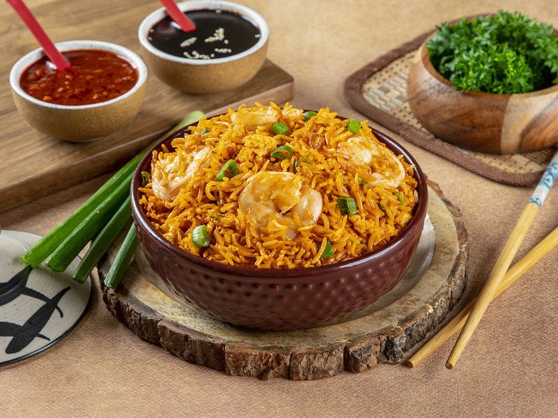 Prawns Schezwan Fried Rice